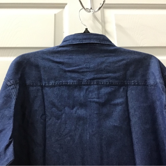 NWT dark denim blouse jacket pink flamingos Swarovski Crystal - Picture 2 of 4